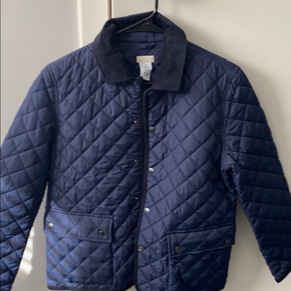 Crewcuts Navy Quilted Jacket